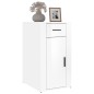 vidaXL Armario de escritorio contrachapada blanco brillo 40x49x75 cm vidaXL Armario de escritorio contrachapada blanco brillo 40x49x75 cm