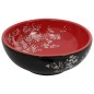 vidaXL Lavabo sobre encimera redondo cerámica rojo y negro Φ41x14 cm vidaXL Lavabo sobre encimera redondo cerámica rojo y negro Φ41x14 cm