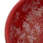 vidaXL Lavabo sobre encimera redondo cerámica rojo y negro Φ41x14 cm vidaXL Lavabo sobre encimera redondo cerámica rojo y negro Φ41x14 cm