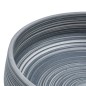vidaXL Lavabo sobre encimera redondo cerámica gris Φ41x14 cm vidaXL Lavabo sobre encimera redondo cerámica gris Φ41x14 cm