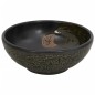 vidaXL Lavabo sobre encimera redondo cerámica negro Φ41x14 cm vidaXL Lavabo sobre encimera redondo cerámica negro Φ41x14 cm