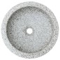 vidaXL Lavabo sobre encimera redondo cerámica gris Φ41x14 cm