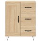 vidaXL Aparador alto madera contrachapada color roble 69,5x34x180 cm vidaXL Aparador alto madera contrachapada color roble 69,5x34x180 cm