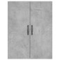vidaXL Aparador alto madera contrachapada gris hormigón 69,5x34x180 cm vidaXL Aparador alto madera contrachapada gris hormigón 69,5x34x180 cm