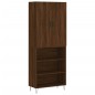 vidaXL Aparador alto madera contrachapada marrón roble 69,5x34x180 cm vidaXL Aparador alto madera contrachapada marrón roble 69,5x34x180 cm