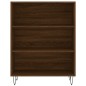 vidaXL Aparador alto madera contrachapada marrón roble 69,5x34x180 cm vidaXL Aparador alto madera contrachapada marrón roble 69,5x34x180 cm