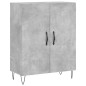 vidaXL Aparador alto madera contrachapada gris hormigón 69,5x34x180 cm vidaXL Aparador alto madera contrachapada gris hormigón 69,5x34x180 cm