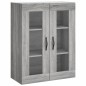 vidaXL Aparador alto madera contrachapada gris sonoma 69,5x34x180 cm vidaXL Aparador alto madera contrachapada gris sonoma 69,5x34x180 cm