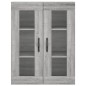 vidaXL Aparador alto madera contrachapada gris sonoma 69,5x34x180 cm vidaXL Aparador alto madera contrachapada gris sonoma 69,5x34x180 cm