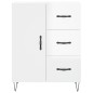 vidaXL Aparador alto madera contrachapada blanco brillo 69,5x34x180 cm vidaXL Aparador alto madera contrachapada blanco brillo 69,5x34x180 cm