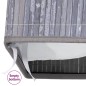 vidaXL Cesto de la ropa sucia de bambú 2 secciones gris 100 l vidaXL Cesto de la ropa sucia de bambú 2 secciones gris 100 l