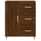 vidaXL Aparador alto madera contrachapada marrón roble 69,5x34x180 cm vidaXL Aparador alto madera contrachapada marrón roble 69,5x34x180 cm