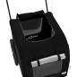 vidaXL Remolque de bicicleta mascotas hierro tela Oxford negro vidaXL Remolque de bicicleta mascotas hierro tela Oxford negro