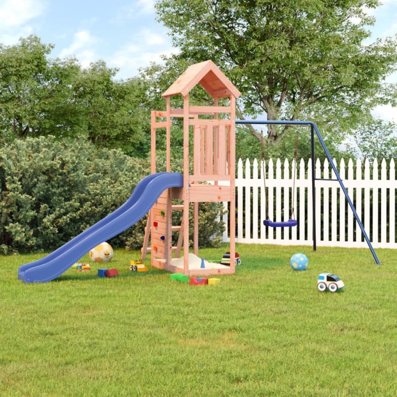 vidaXL Parque infantil de exterior madera maciza Douglas vidaXL Parque infantil de exterior madera maciza Douglas