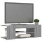 vidaXL Mueble de TV con luces LED gris Sonoma 90x39x30 cm