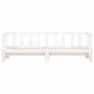 vidaXL Sofá cama nido madera maciza de pino blanco 90x200 cm vidaXL Sofá cama nido madera maciza de pino blanco 90x200 cm