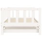 vidaXL Sofá cama nido madera maciza de pino blanco 90x200 cm vidaXL Sofá cama nido madera maciza de pino blanco 90x200 cm