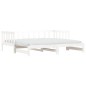 vidaXL Sofá cama nido madera maciza de pino blanco 80x200 cm vidaXL Sofá cama nido madera maciza de pino blanco 80x200 cm