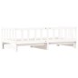 vidaXL Sofá cama nido madera maciza de pino blanco 80x200 cm vidaXL Sofá cama nido madera maciza de pino blanco 80x200 cm