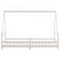 vidaXL Estructura de cama para niños madera de pino blanco 90x200 cm vidaXL Estructura de cama para niños madera de pino blanco 90x200 cm