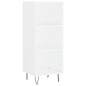 vidaXL Aparador alto madera contrachapada blanco 34,5x34x180 cm vidaXL Aparador alto madera contrachapada blanco 34,5x34x180 cm