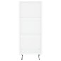 vidaXL Aparador alto madera contrachapada blanco 34,5x34x180 cm vidaXL Aparador alto madera contrachapada blanco 34,5x34x180 cm