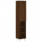 vidaXL Aparador alto madera contrachapada roble marrón 34,5x34x180 cm vidaXL Aparador alto madera contrachapada roble marrón 34,5x34x180 cm