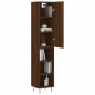 vidaXL Aparador alto madera contrachapada roble marrón 34,5x34x180 cm vidaXL Aparador alto madera contrachapada roble marrón 34,5x34x180 cm