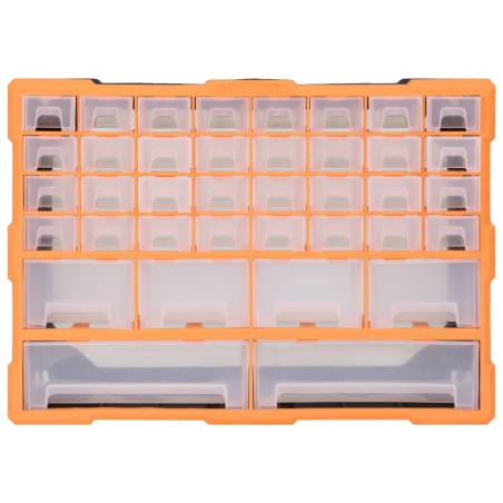 vidaXL Organizador multicajones con 40 cajones 52x16x37,5 cm