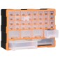 vidaXL Organizador multicajones con 40 cajones 52x16x37,5 cm vidaXL Organizador multicajones con 40 cajones 52x16x37,5 cm