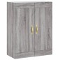 vidaXL Aparador alto madera contrachapada gris sonoma 69,5x34x180 cm vidaXL Aparador alto madera contrachapada gris sonoma 69,5x34x180 cm