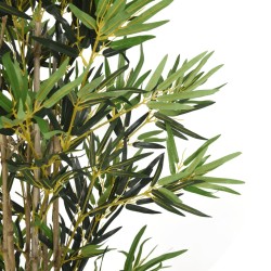 vidaXL Árbol de bambú artificial con 1380 hojas verde 200 cm