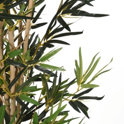 vidaXL Árbol de bambú artificial con 828 hojas verde 150 cm