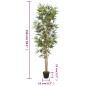 vidaXL Árbol de bambú artificial con 828 hojas verde 150 cm vidaXL Árbol de bambú artificial con 828 hojas verde 150 cm