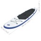 vidaXL Set de tabla inflable de paddle surf SUP azul y blanco vidaXL Set de tabla inflable de paddle surf SUP azul y blanco