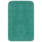 vidaXL Conjunto de alfombras de baño de tela 2 piezas turquesa vidaXL Conjunto de alfombras de baño de tela 2 piezas turquesa