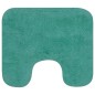 vidaXL Conjunto de alfombras de baño de tela 2 piezas turquesa vidaXL Conjunto de alfombras de baño de tela 2 piezas turquesa