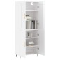 vidaXL Aparador alto madera contrachapada blanco brillo 69,5x34x180 cm vidaXL Aparador alto madera contrachapada blanco brillo 69,5x34x180 cm