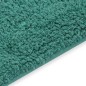 vidaXL Conjunto de alfombras de baño de tela 2 piezas turquesa vidaXL Conjunto de alfombras de baño de tela 2 piezas turquesa