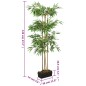 vidaXL Árbol de bambú artificial con 760 hojas verde 120 cm vidaXL Árbol de bambú artificial con 760 hojas verde 120 cm
