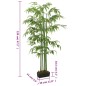 vidaXL Árbol de bambú artificial con 384 hojas verde 120 cm vidaXL Árbol de bambú artificial con 384 hojas verde 120 cm