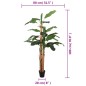 vidaXL Árbol de plátano artificial 19 hojas verde 180 cm vidaXL Árbol de plátano artificial 19 hojas verde 180 cm