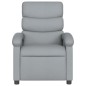 vidaXL Sillón reclinable de masaje de tela gris claro vidaXL Sillón reclinable de masaje de tela gris claro