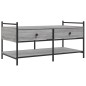 vidaXL Mesa de centro madera de ingeniería gris Sonoma 99x50x50 cm vidaXL Mesa de centro madera de ingeniería gris Sonoma 99x50x50 cm