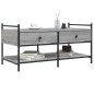 vidaXL Mesa de centro madera de ingeniería gris Sonoma 99x50x50 cm vidaXL Mesa de centro madera de ingeniería gris Sonoma 99x50x50 cm