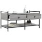 vidaXL Mesa de centro madera de ingeniería gris Sonoma 99x50x50 cm vidaXL Mesa de centro madera de ingeniería gris Sonoma 99x50x50 cm