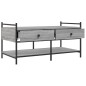 vidaXL Mesa de centro madera de ingeniería gris Sonoma 99x50x50 cm vidaXL Mesa de centro madera de ingeniería gris Sonoma 99x50x50 cm