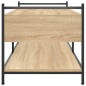 vidaXL Mesa de centro madera de ingeniería roble Sonoma 99x50x50 cm vidaXL Mesa de centro madera de ingeniería roble Sonoma 99x50x50 cm