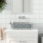vidaXL Lavabo de encimera rectangular cerámica gris azul 46x35,5x13 cm vidaXL Lavabo de encimera rectangular cerámica gris azul 46x35,5x13 cm