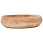 vidaXL Lavabo sobre encimera ovalado cerámica marrón 59x40x15 cm vidaXL Lavabo sobre encimera ovalado cerámica marrón 59x40x15 cm